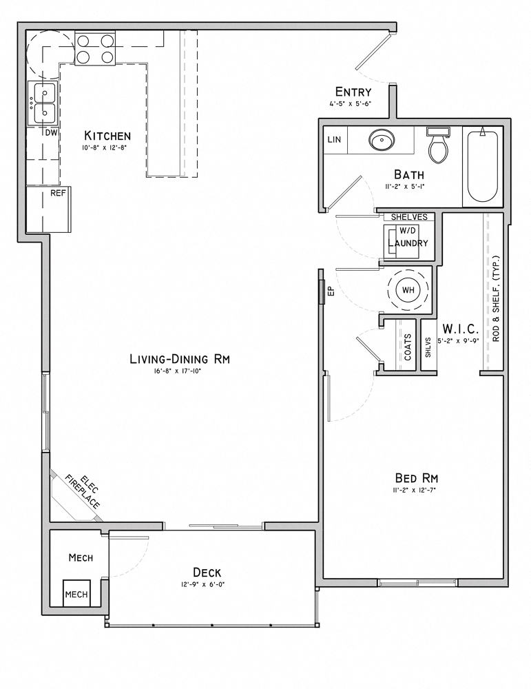 How To Draw A Fireplace In A Floor Plan